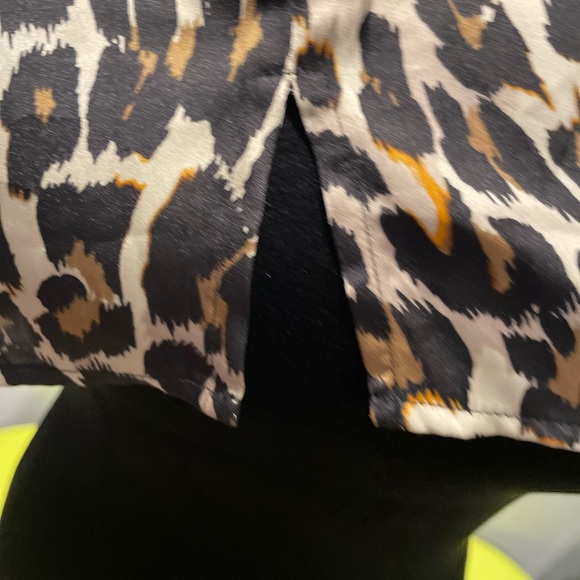 🍀3 FOR $15🍀 | Nordstrom BP | Leopard | Satin Cami | Black Lace | Medium EUC - Picture 8 of 9